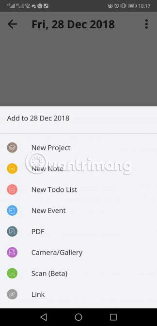 Agenda không chỉ cho phép bạn theo dõi các sự kiện, mà còn cả những nhiệm vụ và danh sách việc cần làm