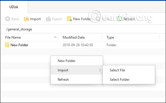 Mục lưu trữ dữ liệu