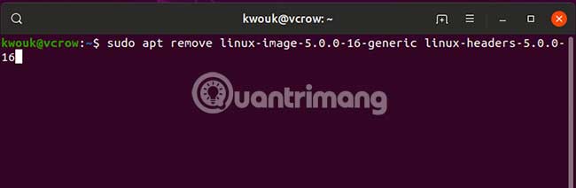 Cách hạ cấp kernel trong Linux