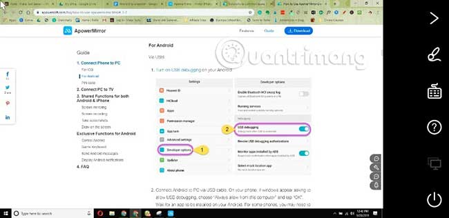 Chiếu màn hình máy tính sang điện thoại và bạn có thể điều khiển máy tính của mình từ thiết bị di động