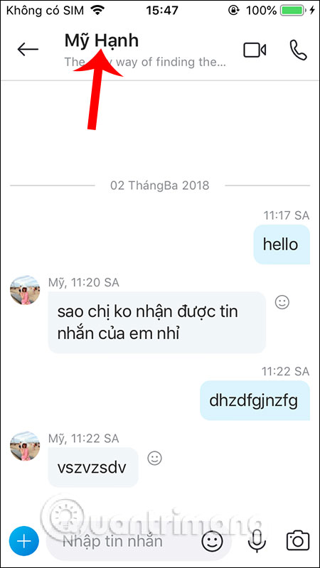Tên liên hệ