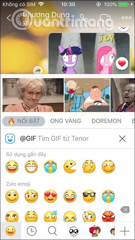 Chọn emoji