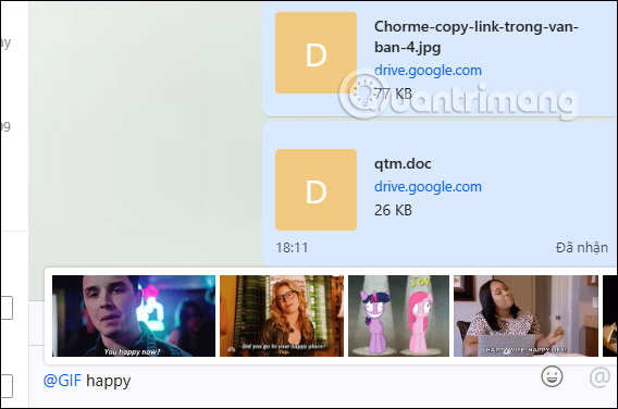 Nhập từ khóa cho ảnh động