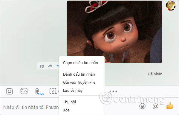 Tùy chọn cho ảnh động