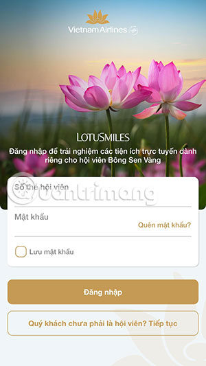 Tải ứng dụng Vietnam Airline