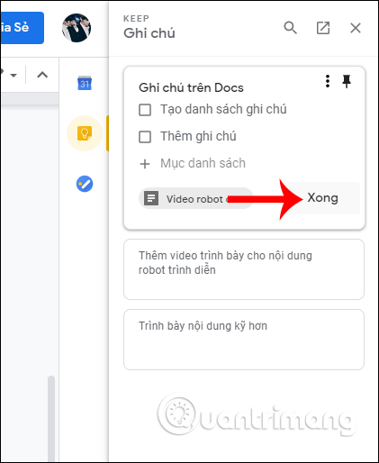 Cách thêm ghi chú Google Keep vào Google Docs - Ảnh minh hoạ 6