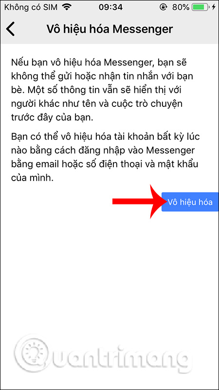 Đồng ý vô hiệu hóa