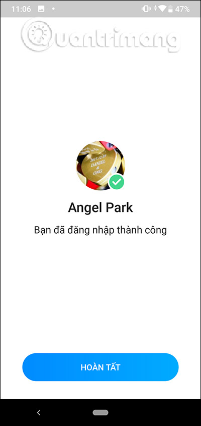 Đăng nhập tài khoản Zalo khác