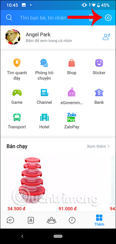 Cài đặt