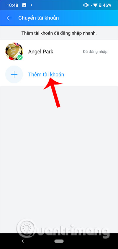 Thêm tài khoản