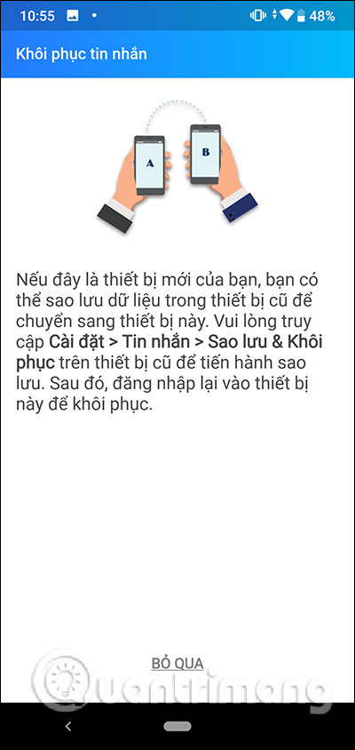 Thông tin thiết lập