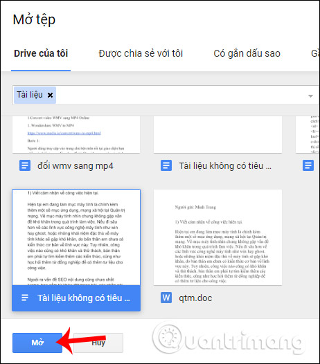 Cách Tải Tài Liệu, Upload File Lên Google Docs