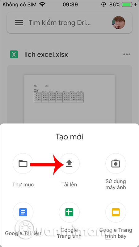 Cách Tải Tài Liệu, Upload File Lên Google Docs