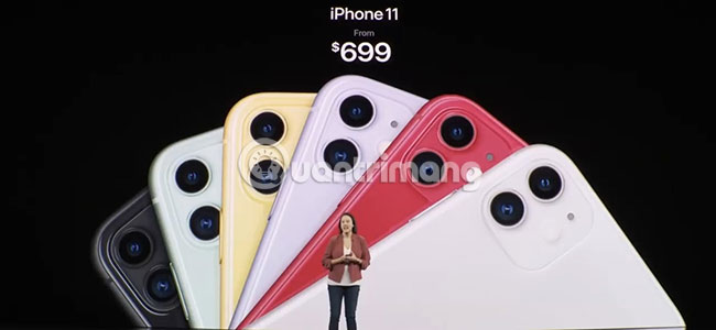 Giá cả của iPhone 11 so với iPhone 11 Pro thấp hơn