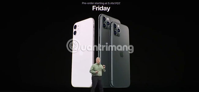 Kích thước vật lý của iPhone 11 so với iPhone 11 Pro