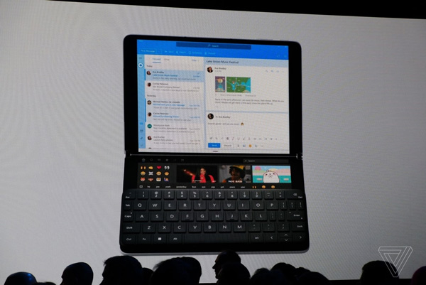 Hình ảnh minh hoạ hoạt động của hệ điều hành Windows 10X trên Surface Neo.