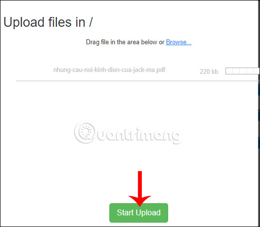 Tải file lên ứng dụng từ máy tính
