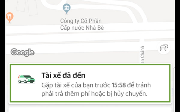 Trên ứng dụng Grab sẽ hiển thị thêm thời gian muộn nhất mà người dùng cần có mặt tại điểm đón