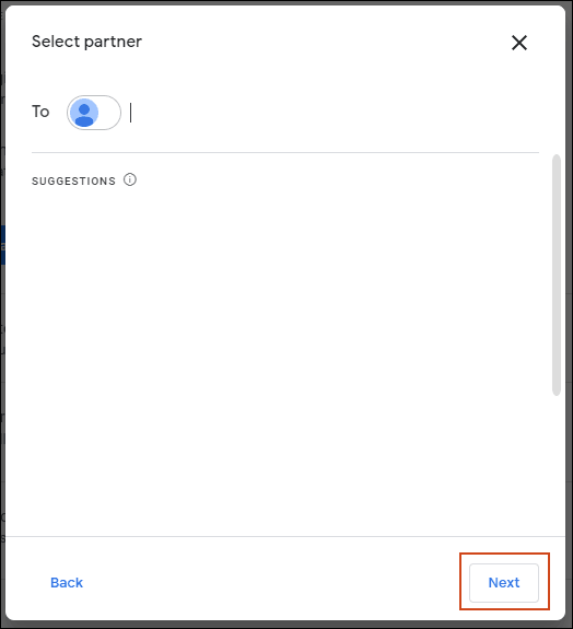 Gõ địa chỉ email cho tài khoản Google thứ hai