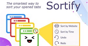 Cách dùng Sortify nhóm các tab cùng tên miền trên Chrome