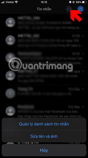 Chỉnh sửa hồ sơ iMessage iOS 13