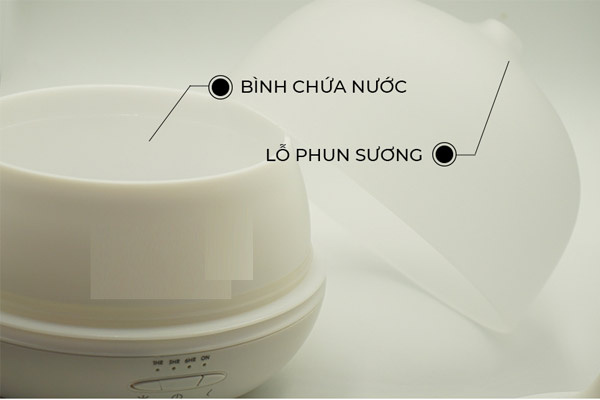 Máy xông tinh dầu cao cấp táo trắng 2