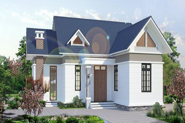 Mẫu nhà cấp 4 đẹp, hiện đại 38