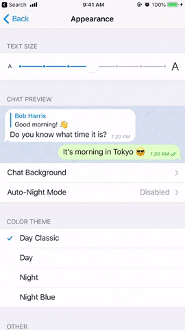 Chọn theme có sẵn