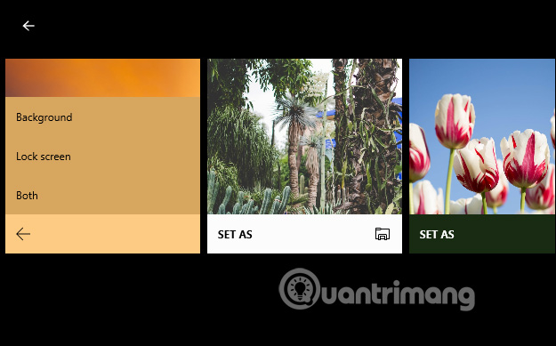 Truy cập giao diện Downloads