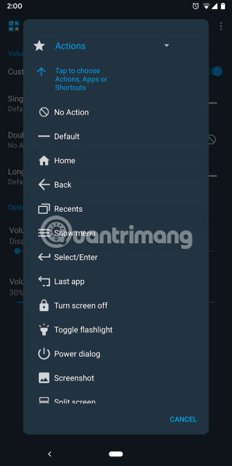 Button Mapper là một ứng dụng toàn diện có thể ánh xạ lại bất kỳ nút nào mà điện thoại hoặc phụ kiện được kết nối có