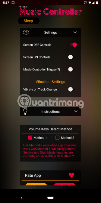 Frinky Music Controller