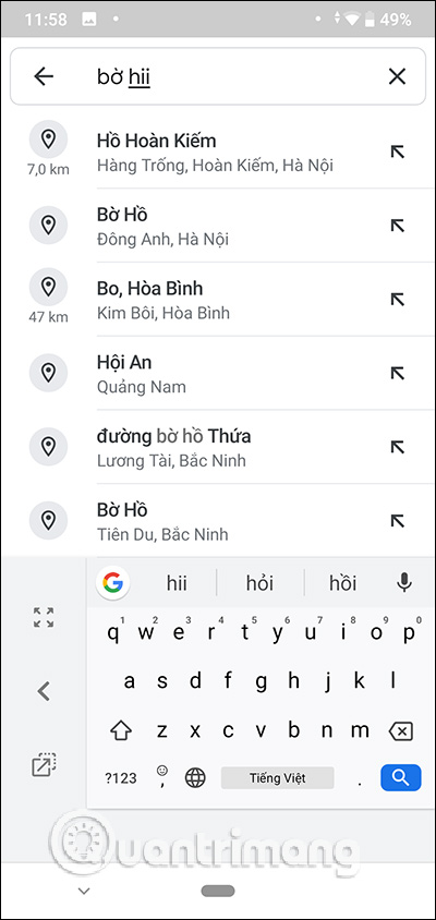 Tìm địa điểm
