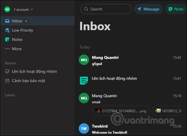Chuyển sang nền tối