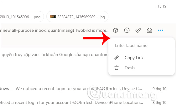 Tùy chọn email