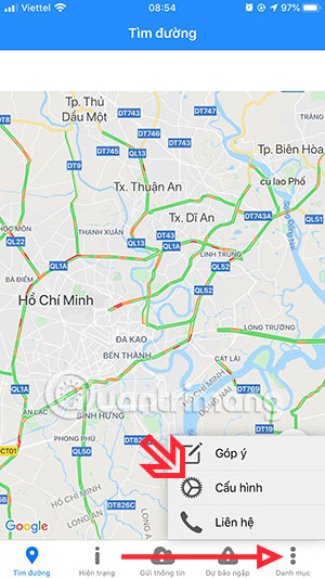 Cấu hình UDI Maps