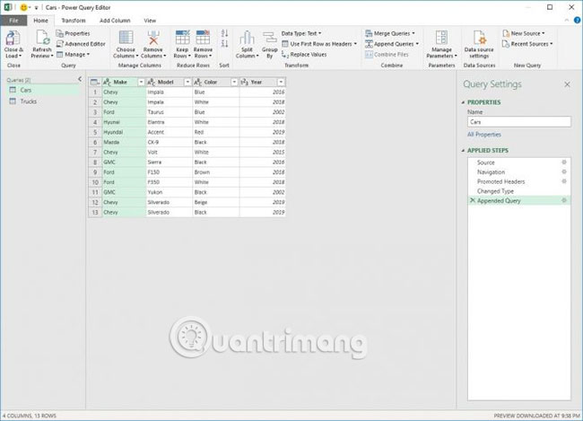Cách kết hợp nhiều bộ dữ liệu trong Microsoft Excel bằng Power Query - Ảnh minh hoạ 9