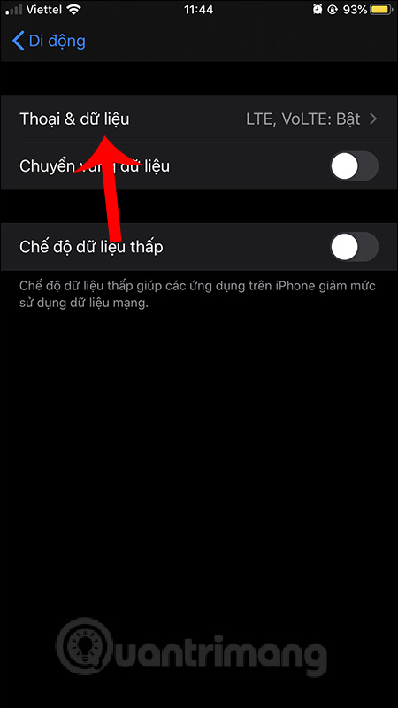 Thoại & dữ liệu