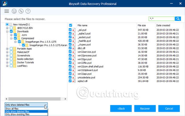 Khôi phục hầu hết mọi loại file