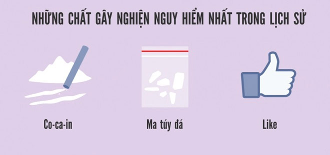 Với nhiều người, “Like” trên Facebook đã trở thành chất ngây nghiện