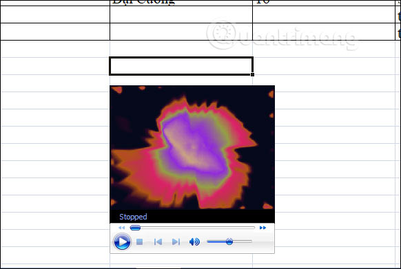 Cách chèn âm thanh, video vào Excel - Ảnh minh hoạ 12