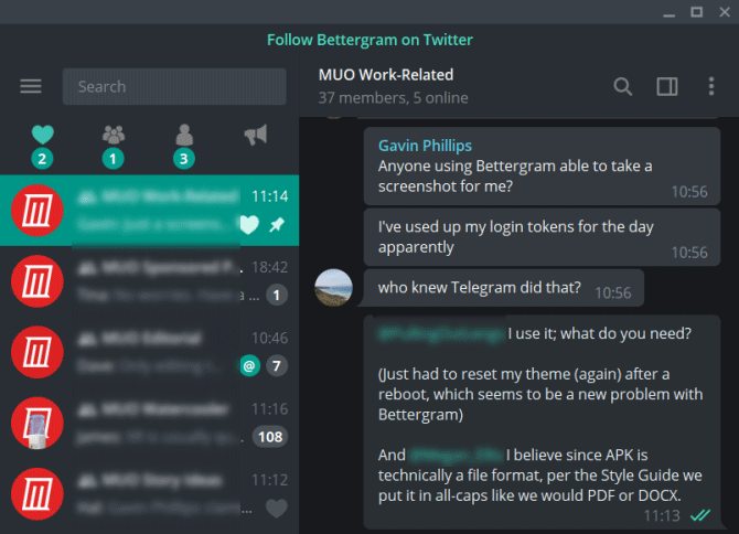 Ứng dụng Bettergram