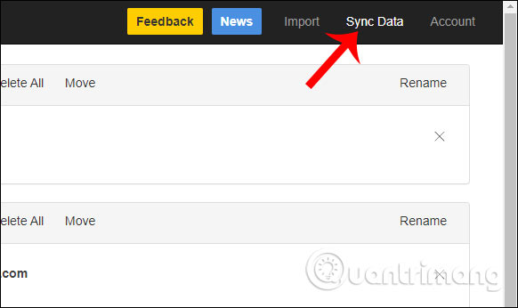 Đồng bộ trang tab 