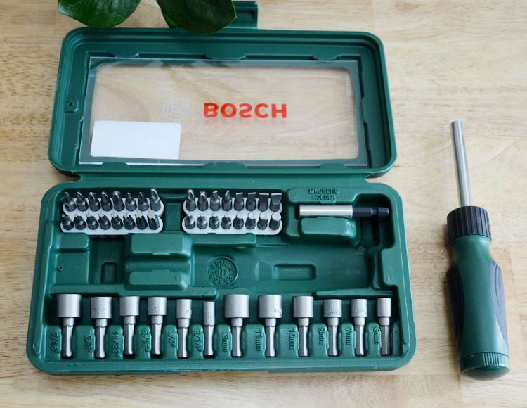 bộ vặn vít đa năng Bosch 46 chi tiết
