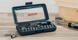 Đánh giá bộ dụng cụ vặn ốc vít đa năng Bosch 46 chi tiết 2607019504