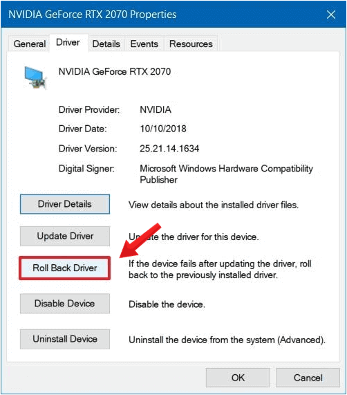 Bỏ chọn Allow the computer to turn off this device to save power trong tab Power Management