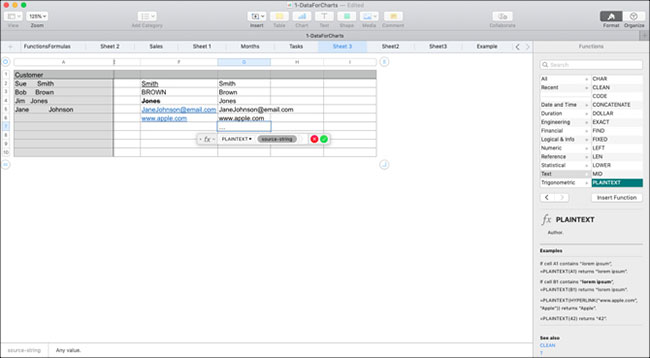 Chuyển đổi thành plain text