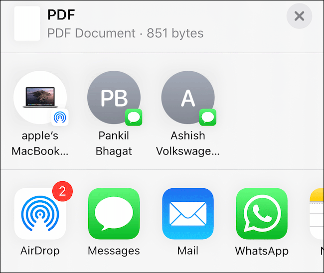 Choose an application to open PDF files