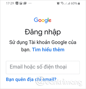 Đăng nhập tài khoản nếu đây là lần đầu bạn sử dụng YouTube