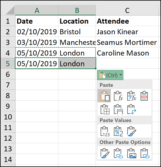 Cách xóa smart tag trong Excel - Ảnh minh hoạ 2
