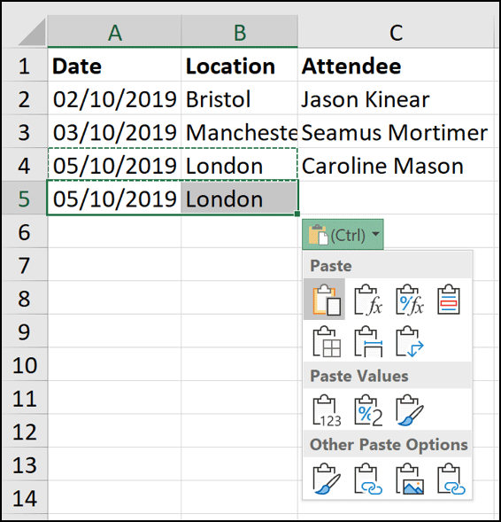 Cách xóa smart tag trong Excel